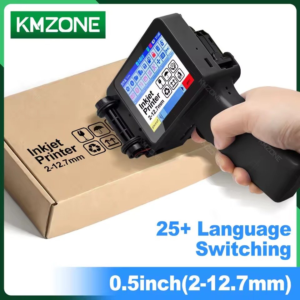 Printer Handheld Inkjet Portable Printe-r – With USB Flash Disk, 42ml Fast-Dry Ink, Positioning Plate & Touch Pen for Expiry/Manufaturing Date, Batch Number, Barcode & Logo on Plastic, Wood, Metal, Stone, Glass, Cloth and Carton - Image 9